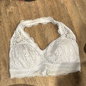 Aerie White Lace Bralette Intimates